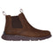 Ghete sport, barbati, SKECHERS AUGUSTINO-PAULO 205227-CHOC maro, piele naturala